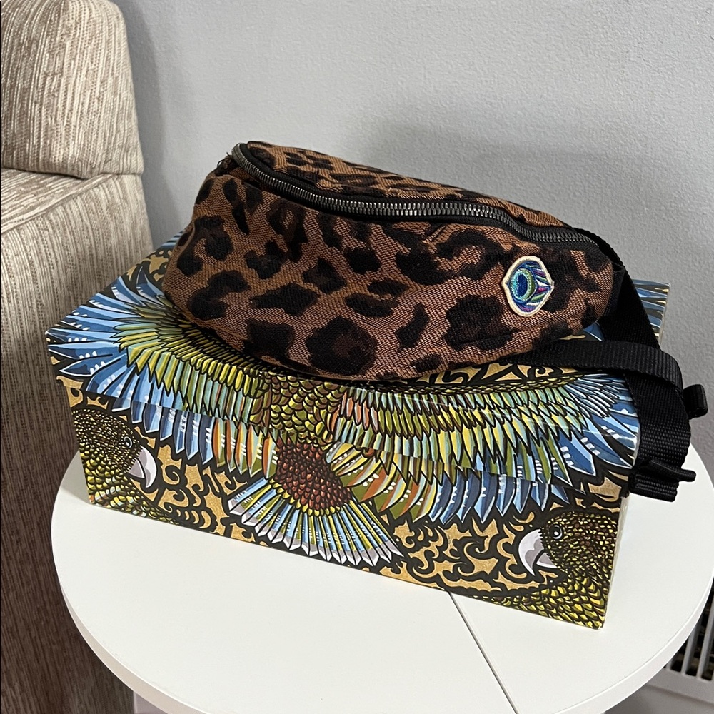 Leopard Print Waist Bag - Brown Animal Print Fanny Pack